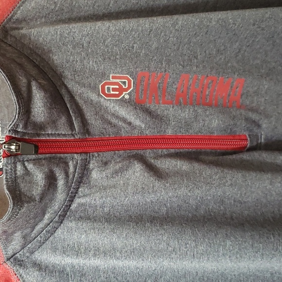 Champion Long Sleeve 1/4 Zip Pullover Oklahoma Sooners XL - Picture 2 of 5